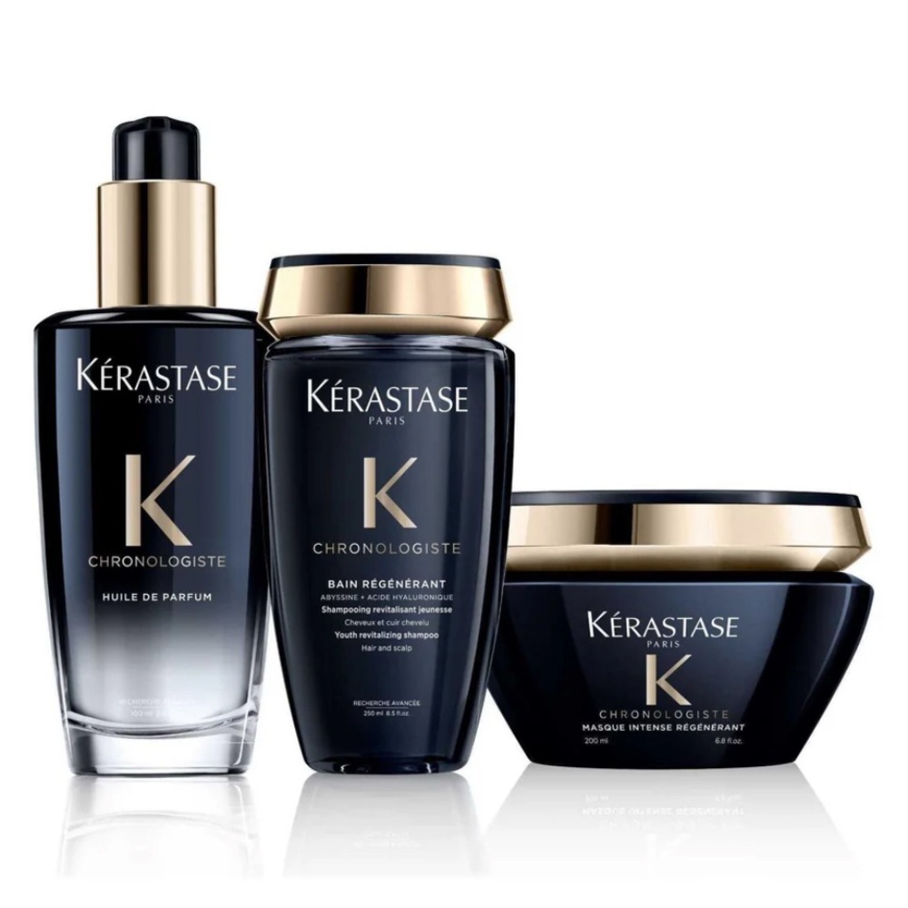 Kerastase CHRONOLOGISTE SENSORIAL HAIR REVITALIZING HAIRCARE SET